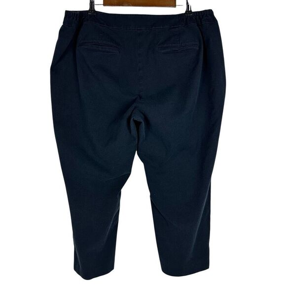 Talbots Dark Blue Crop Pant 18W - Picture 2 of 9